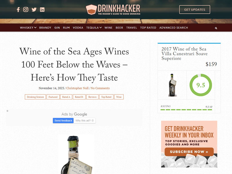 Review from Drinkhacker